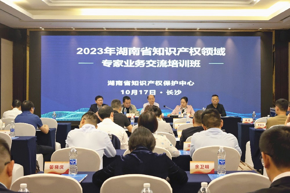 智周知识产权常务副总胡波女士受邀参加2023年湖南省知识产权领域专家业务交流培训班